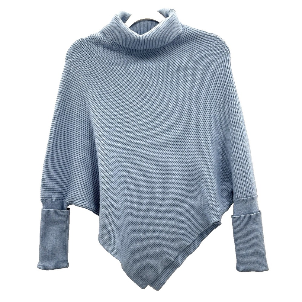 Halara High Neck Asymmetrical Sweater Turtleneck Large Athleisure Cozy Active